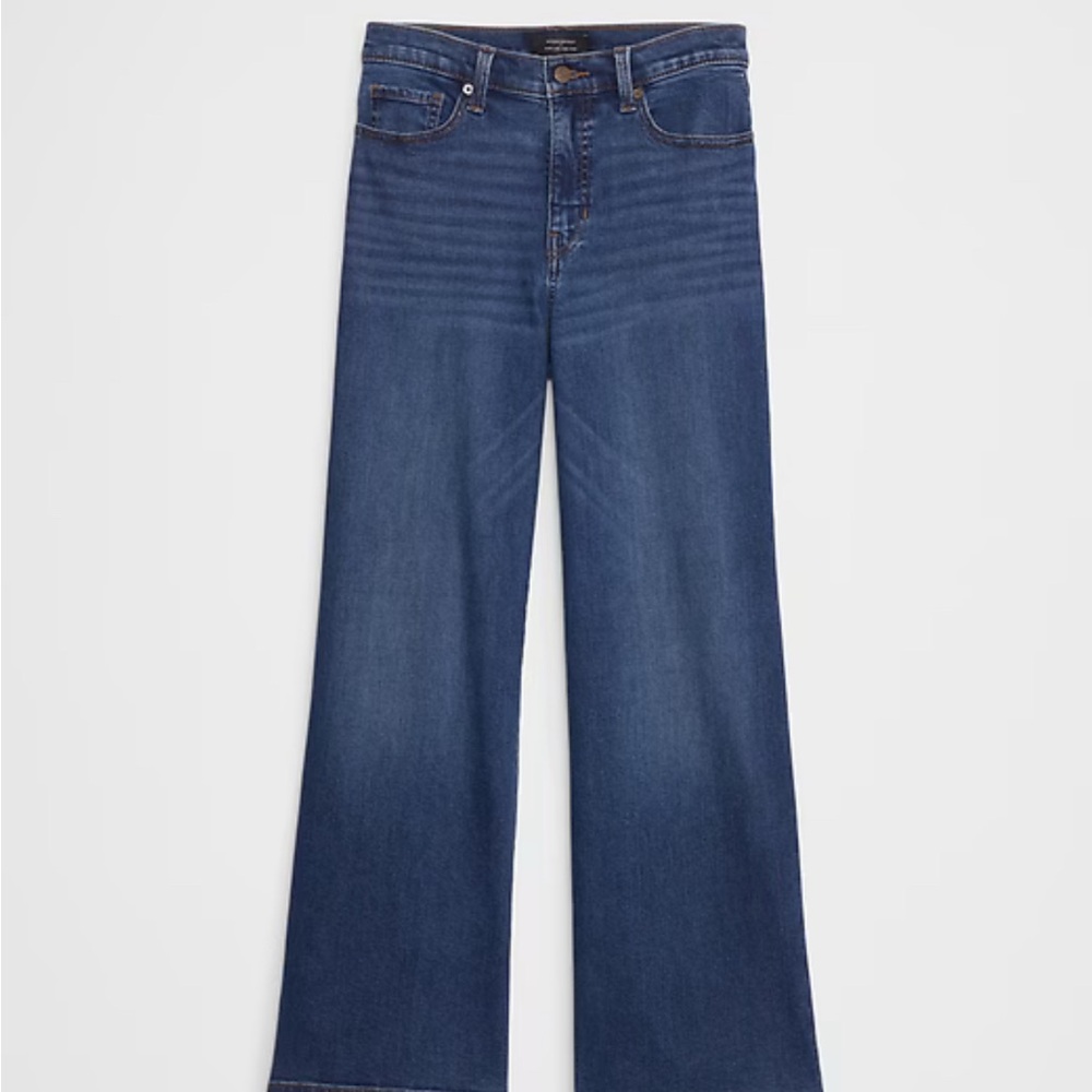 GAP High-Rise Wide Leg Denim Jeans